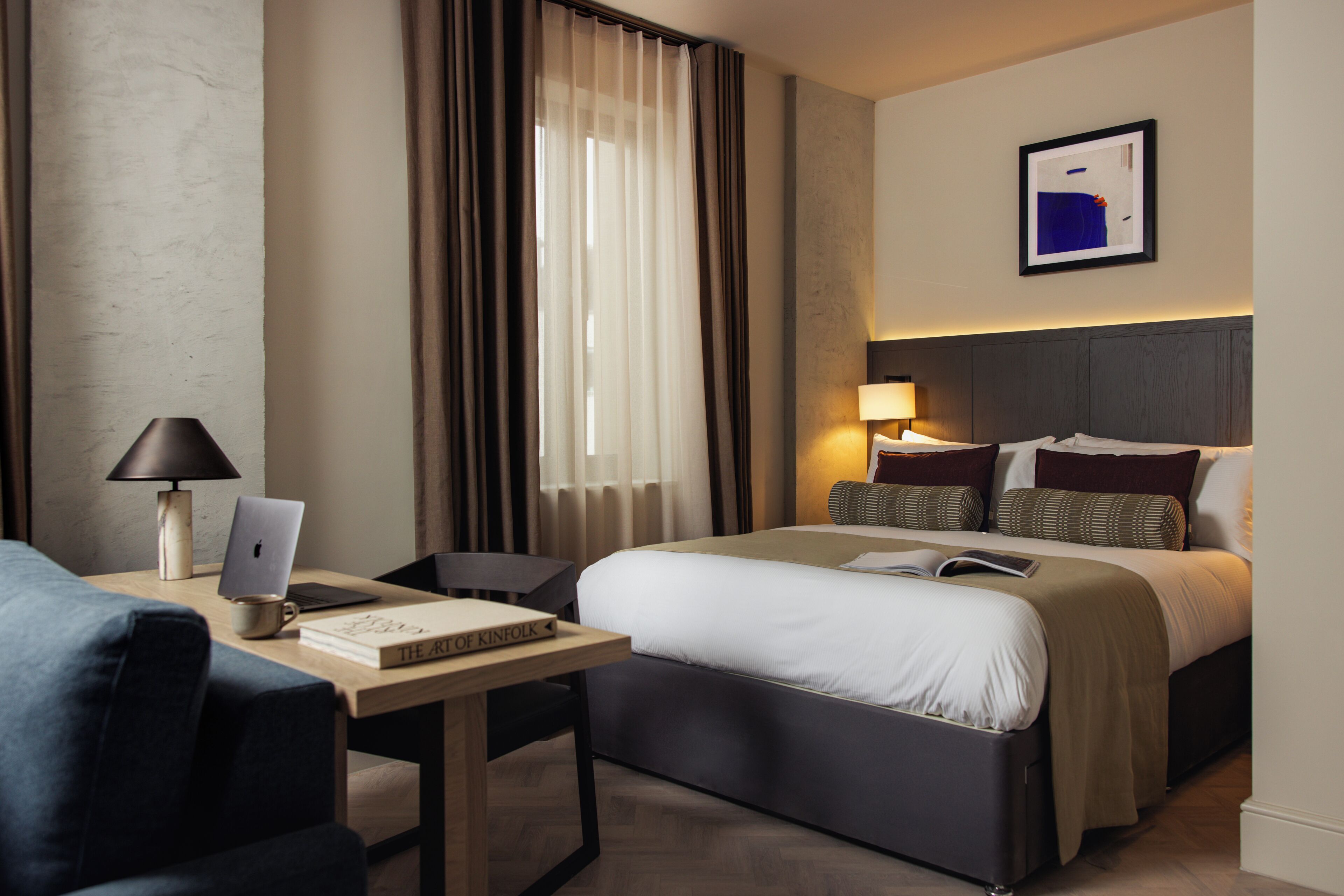 In-room safe, desk, laptop workspace, iron/ironing board