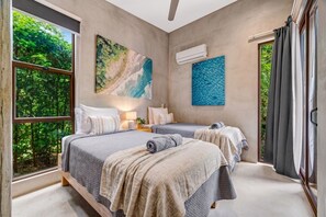 3 bedrooms, WiFi, bed sheets - Modern Jungle Retreat w/ Detached Guest Home Near Beach (Tamarindo)