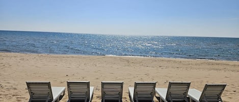 On the beach
