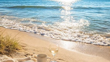 On the beach