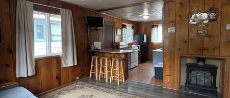 Chalet rustique Confort | Aire de séjour