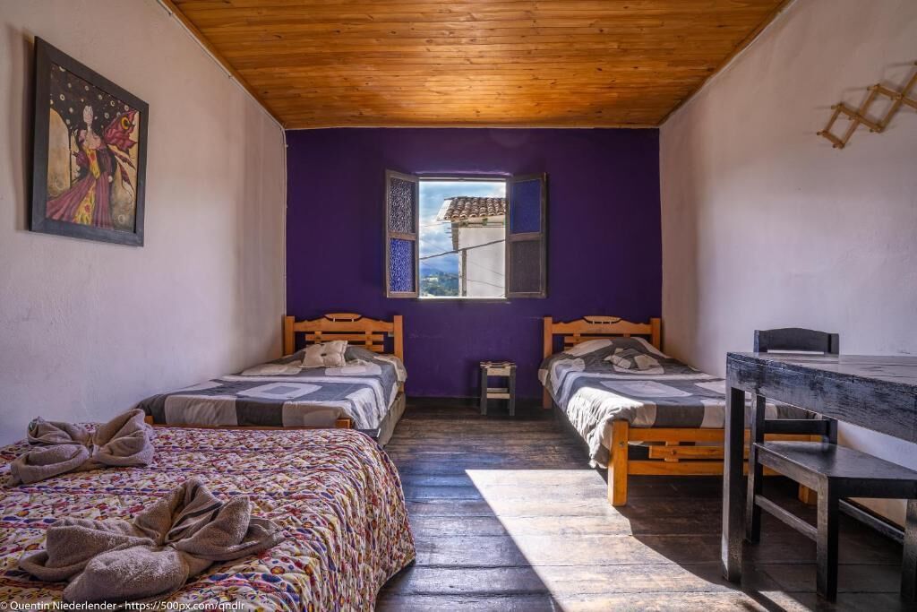 Quarto quádruplo conforto, vista para a montanha | Wi-Fi de cortesia