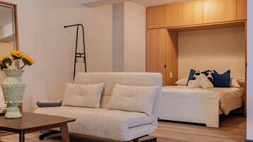 Apartamento luxo | Escrivaninha, espaço de trabalho para notebook