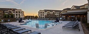 Pool - Luxury McKinney Resort Stay with Pool, Gym & Balcony (McKinney)