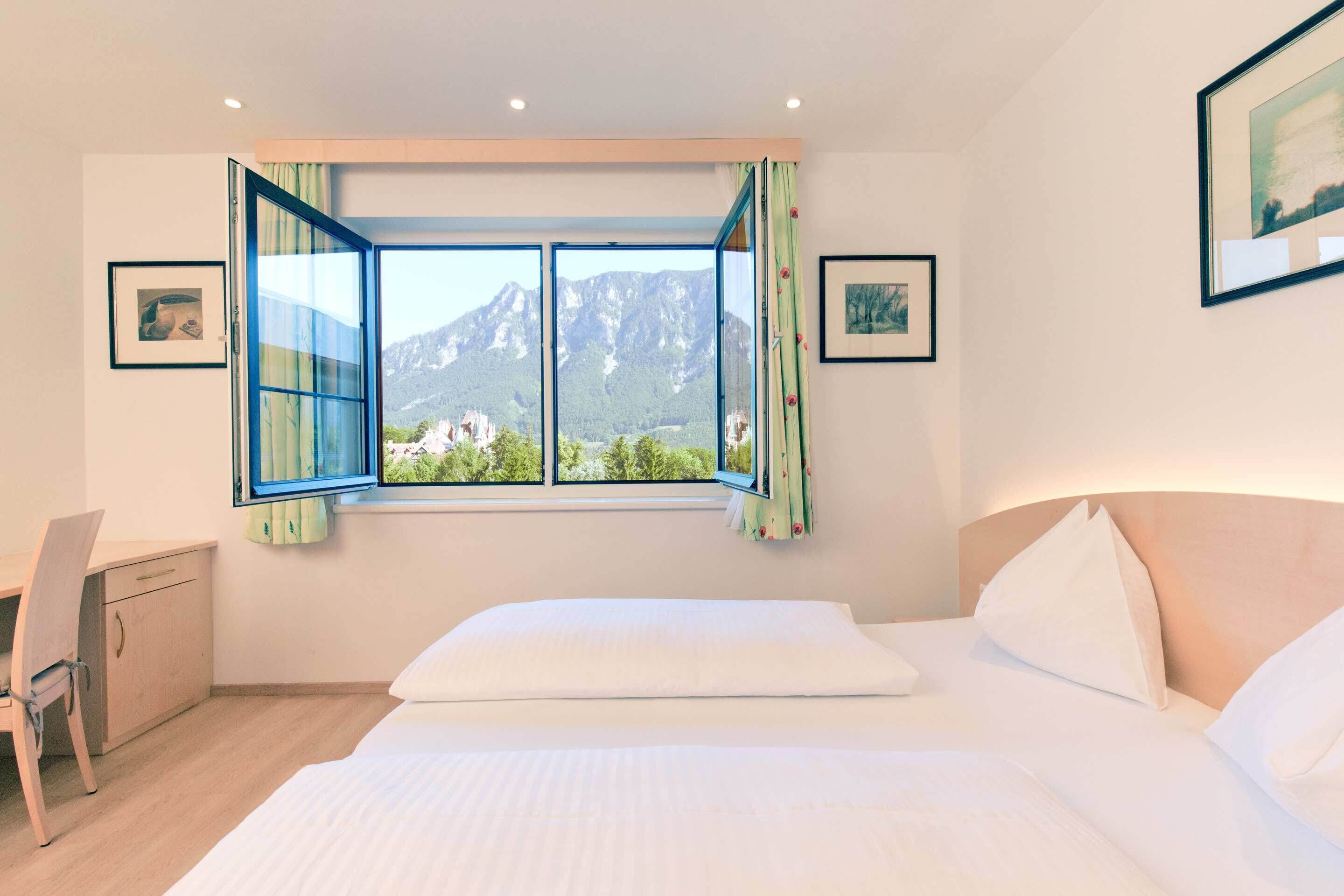 Comfort-Doppel- oder -Zweibettzimmer, Balkon, Bergblick | Kostenloses WLAN