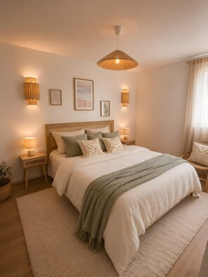 2 habitaciones, wifi y ropa de cama 