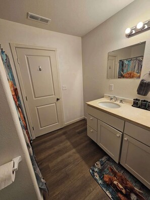 Shower, hair dryer, shampoo - Earl Street Retreat Unit A (Stanfield)