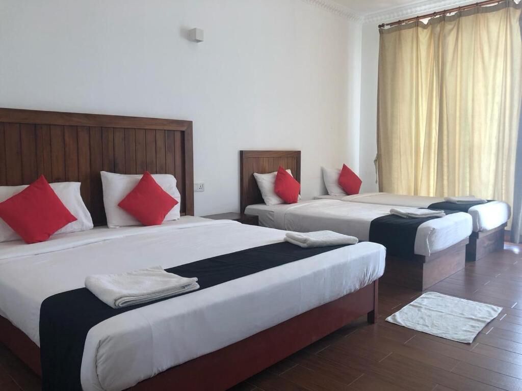 Deluxe Double Room, Balcony, Pool View | In-room safe, laptop workspace, iron/ironing board, free WiFi