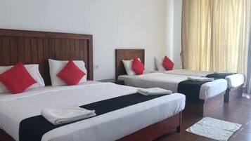 Deluxe Double Room, Balcony, Pool View | In-room safe, laptop workspace, iron/ironing board, free WiFi