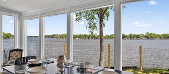 Lake Shafer Waterfront Home w/ Dock & Decks