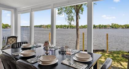 Lake Shafer Waterfront Home w/ Dock & Decks