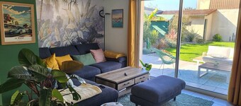 The perfect getaway with a garden—5 minutes from the 24-hour race track