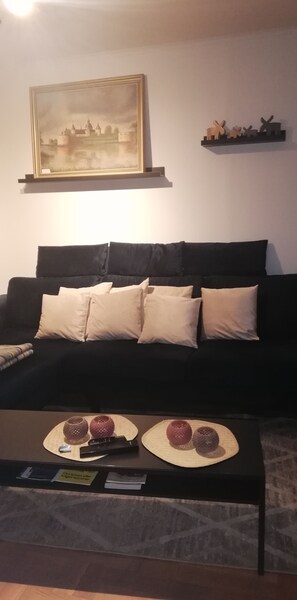 Living area - Lyckans Hem - the home of happiness. Cozy vacation home in the realm of glass (Boda Glasbruk)