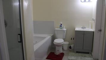 Towels, soap, toilet paper