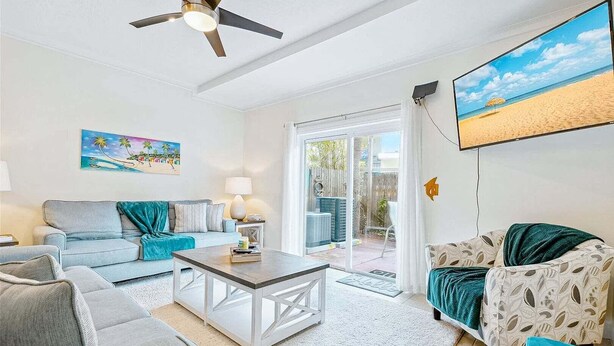 Villa (3 Bedrooms) | Living area - 7660 Ridgewood Ave (Cape Canaveral)