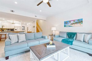 Villa (3 Bedrooms) | Living area | 45-inch TV with digital channels