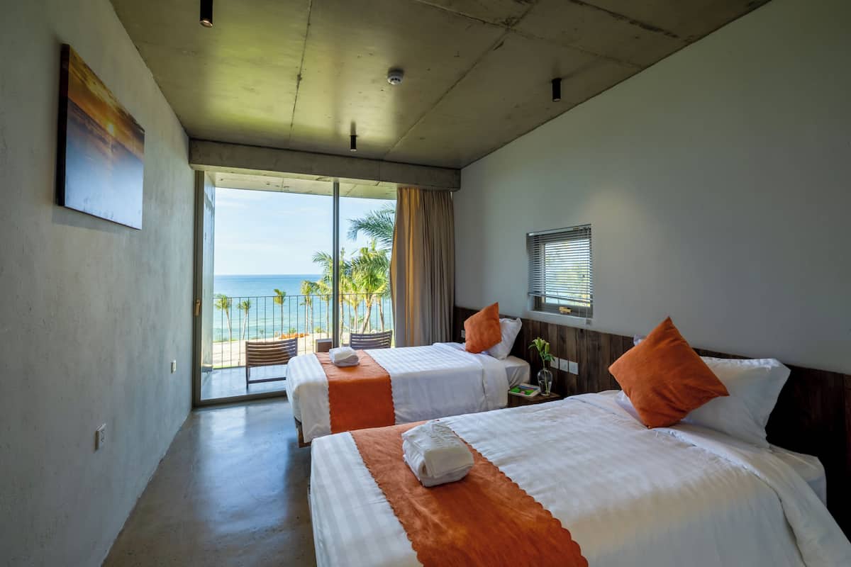 Habitación doble Deluxe, vista al mar | Wifi gratis