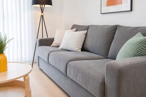 Lägenhet Deluxe - utsikt mot staden | Vardagsrum
