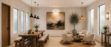 Lobby sitting area