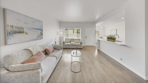 Living area - OneLuxStay Coastal 2BR Near Beach (Torrance)