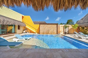 Pool - Quinta Ixchel -Luxury Sac Bajo Beachfront Villas - Private Beach, Pool & Dock (Isla Mujeres)