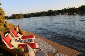 Terrace/patio - Private Lakefront Retreat Dock, Kayaks & Firepit (Lyman)