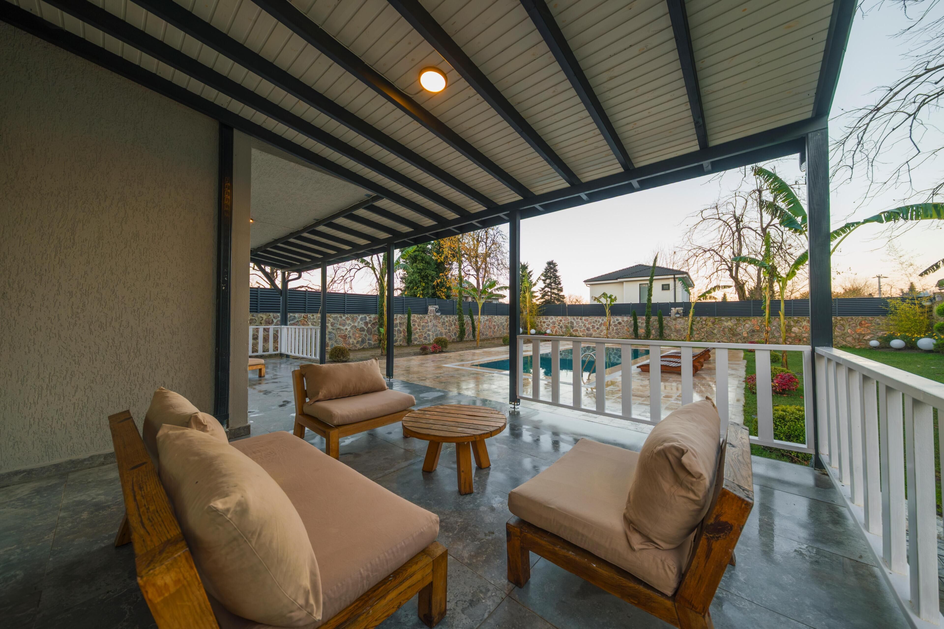 Villa Deluxe, vue piscine | Terrasse/Patio
