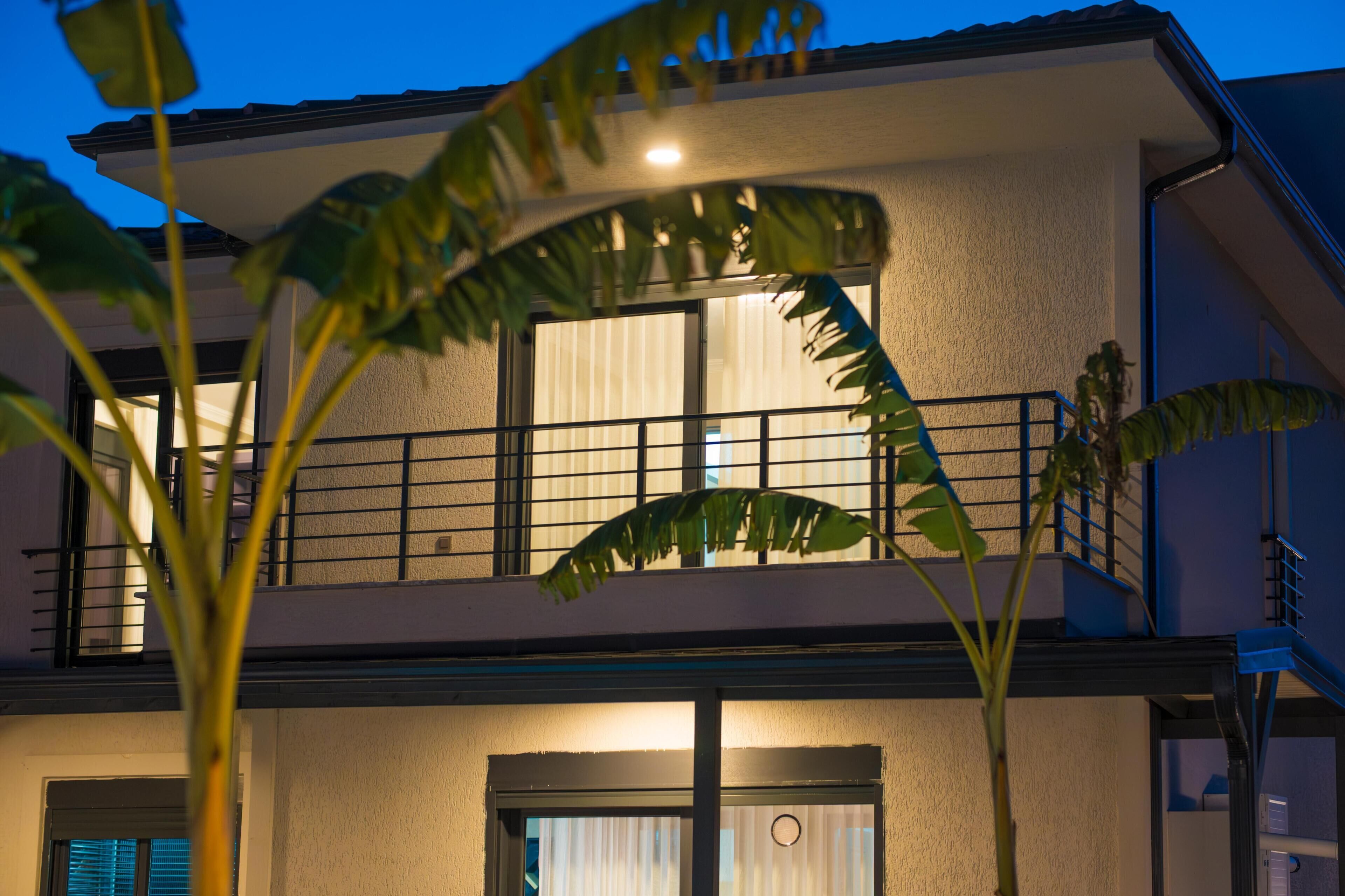 Vila Deluks, pemandangan kolam renang | Detail eksterior