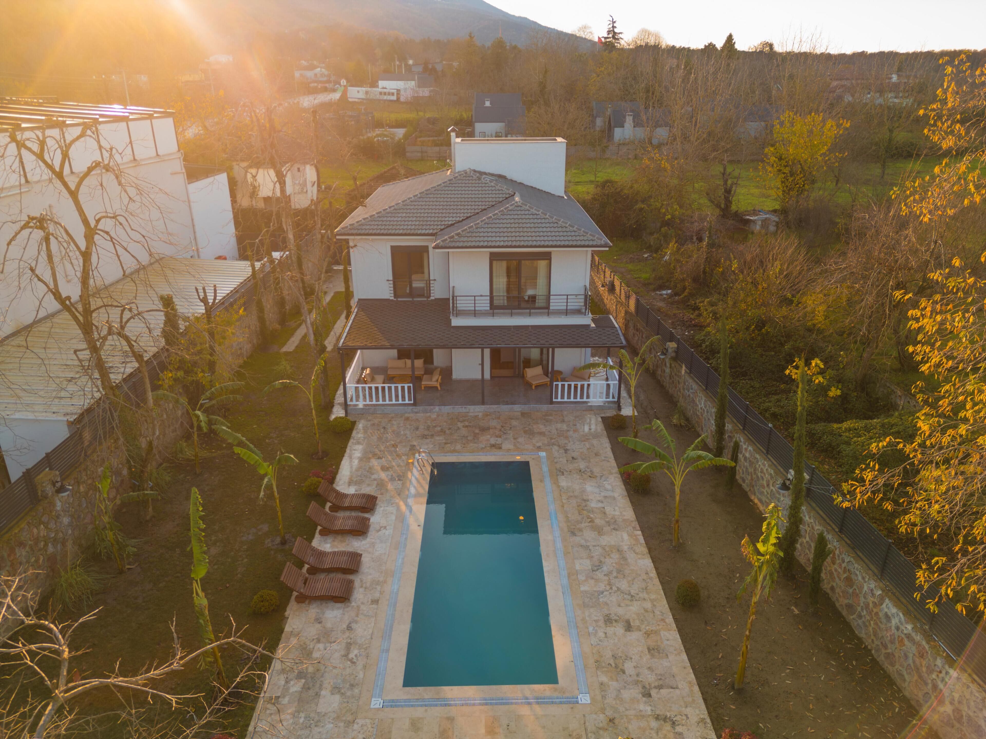 Deluxe-Villa, Poolblick | Außenbereich