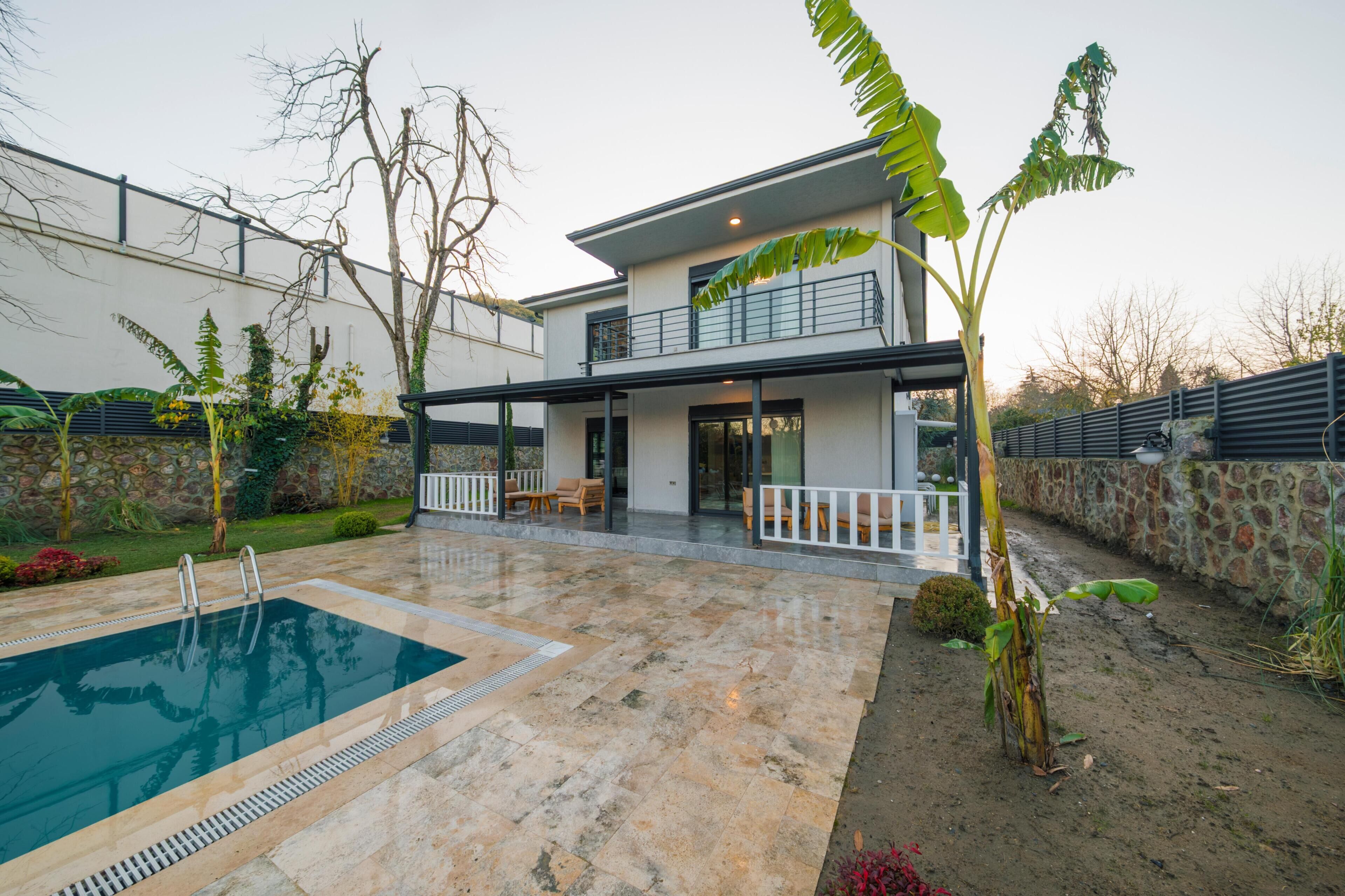 Deluxe-Villa, Poolblick | Pool