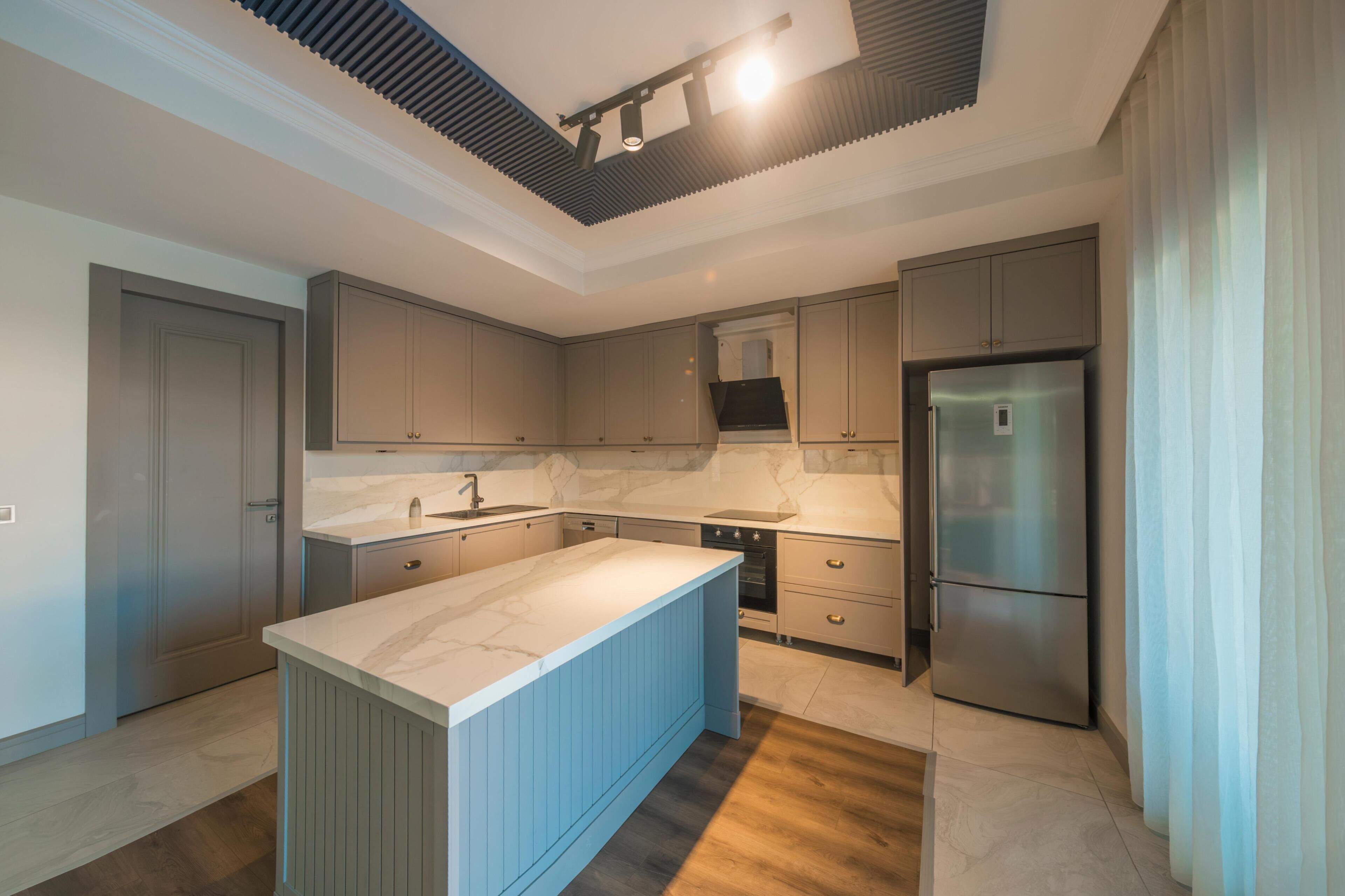 Deluxe-Villa, Poolblick | Eigene Küche