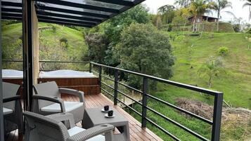 Cottage Luxe, vue lac | Terrasse/Patio