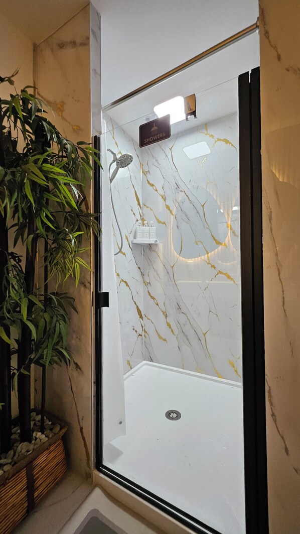 Deluxe Shared Dormitory, Women only, Private Bathroom | Bathroom shower