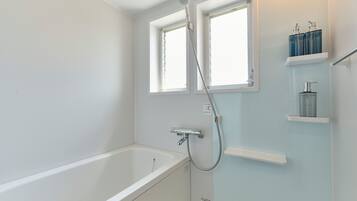 Luxury Villa, Balcony, River View | Bathroom | Combined shower/tub, free toiletries, hair dryer, bidet