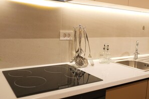 Private kitchen - Horizont Premium Apart-Hotel (Shkodër)