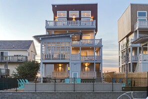 Exterior - Ocean + ICW Views 7BR, Pool, Spa, Cabana, Elevator (Surf City)