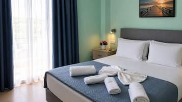Studio Comfort, balkon, pemandangan gunung | Setrika/meja setrika dan Wi-Fi gratis