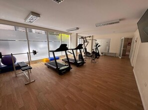 Fitness facility - Marvelous 2-bedroom apartment in vibrant Mar del Plata near the beach (Mar del Plata)