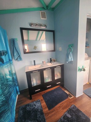 Bathroom - Enjoyable 2-bedroom house with AC in charming Toccoa (Toccoa)