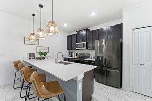 Townhome, Multiple Beds, Pool Access, Pool View (CHG111-1098-5-GP) | Private kitchen - Champions Gate Retreat: Private Pool & Top Resort (Davenport)