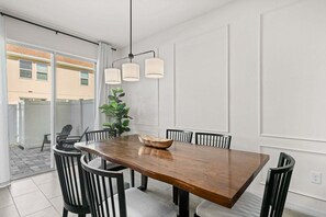 Townhome, Multiple Beds, Pool Access, Pool View (CB101-5123-4-G) | Dining - Newly Renovated! Charming Challet at Compass Bay (Kissimmee)