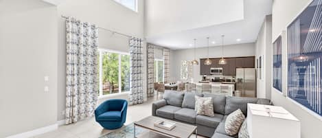 Apartment, Multiple Beds, Pool Access, Pool View (REU118-7770-236-5-G) | Living area