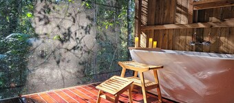 Back to nature rainforest retreat, in the centre of the Sunshine Coast Region.
