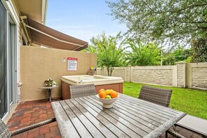 Townhome, Multiple Beds, Pool Access, Garden View (SMV130-2606-4-GS) | Outdoor dining - Townhouse 5mindisney Lovely Villa Hot tub 130 (Kissimmee)
