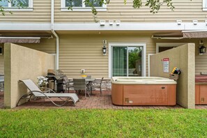 Outdoor dining - Townhouse 5mindisney Lovely Villa Hot tub 130 (Kissimmee)