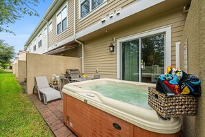 Terrace/patio - Townhouse 5mindisney Lovely Villa Hot tub 130 (Kissimmee)