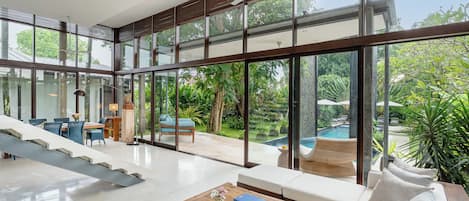 Luxury-Villa, 3 Schlafzimmer, eigener Pool | Innenbereich