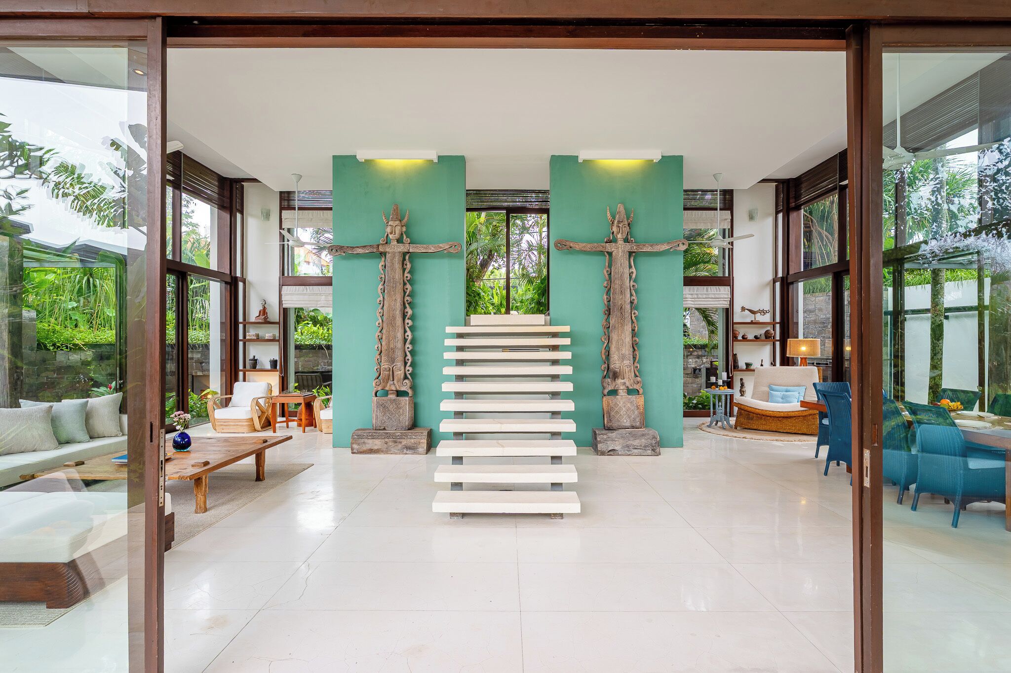 Villa de lujo, 3 habitaciones, alberca privada | Interior