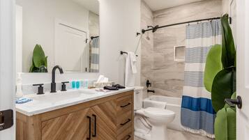Hair dryer, towels