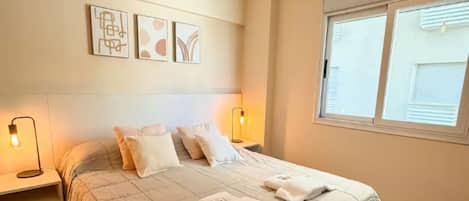 Iron/ironing board, free WiFi, bed sheets